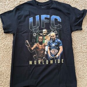 UFC Black Cotton T-Shirt